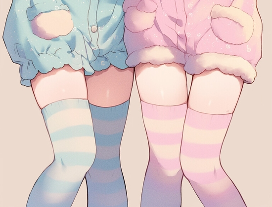 Cover of ロリ双子姉妹の靴下と足裏の匂い